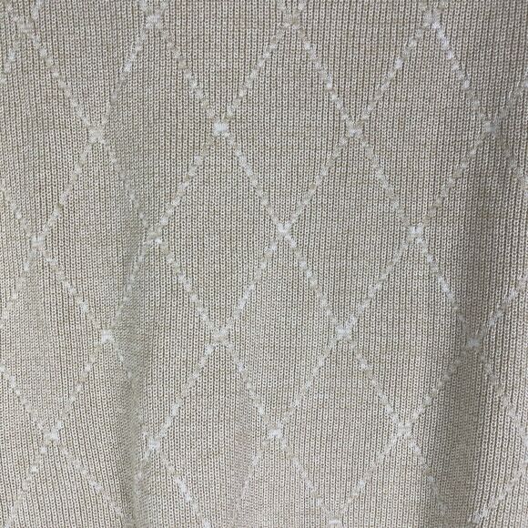 Alan Flusser Sweater Vest Mens XL Argyle V Neck Golf Preppy Minimalist Old Money - Picture 6 of 10